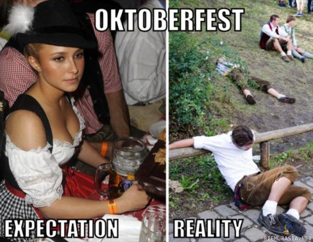 octoberfest - Mielikuva Vs Todellisuus.