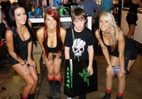 He liked the games but wasn’t all that impressed with the girls…