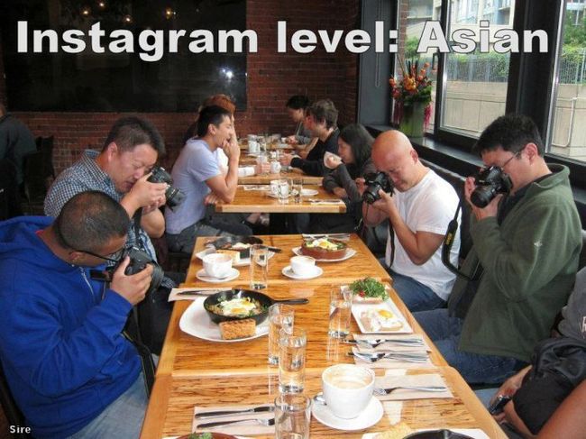 Instagram level: Asian