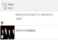 Rebeka liked nickelback