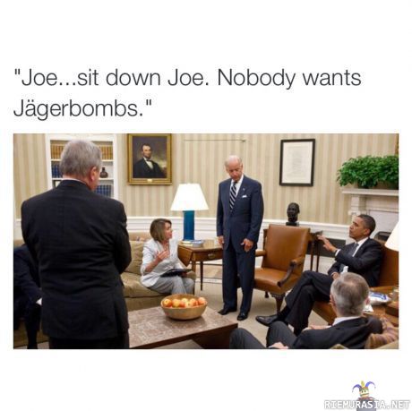 Joe ajatteli piristää valkoisen talon kireätä tunnelmaa - Joe Biden halusi bilettää