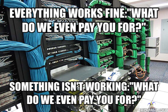 IT-osastolla työskentely  - Mistä teille oikein maksetaan?