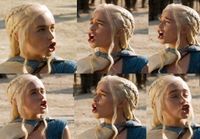 Daenerys yrittää tehdä duckfacea