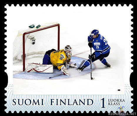 Mikael Granlund - ja hänen uusi postimerkki