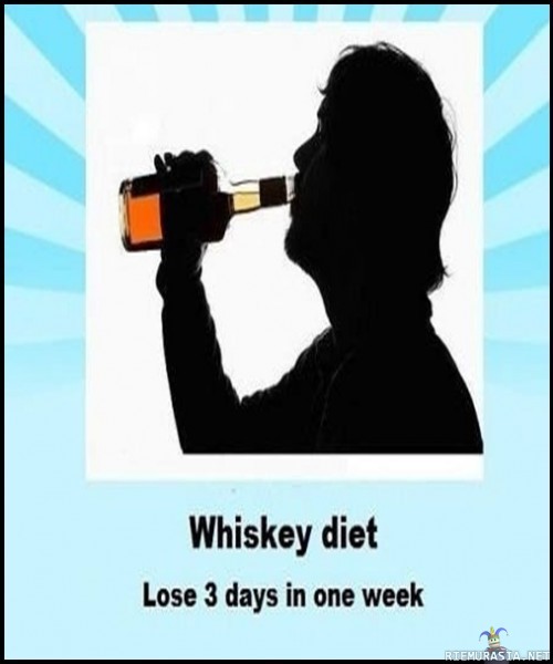 Whiskey - The only working diet