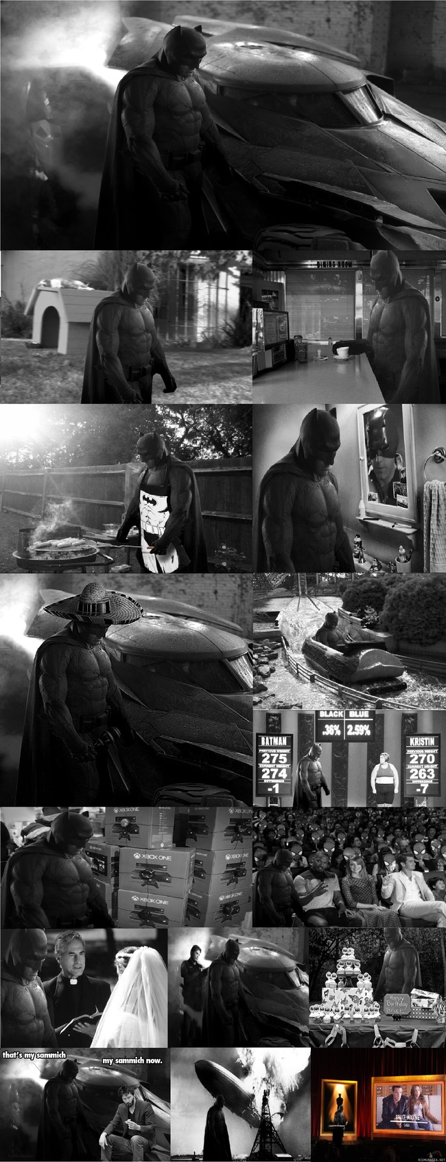 Ben Affleck: The Sad Batman - Ben Affleck on hyvin surullinen Lepakkomies tulevassa Batman vs. Superman elokuvassa :(